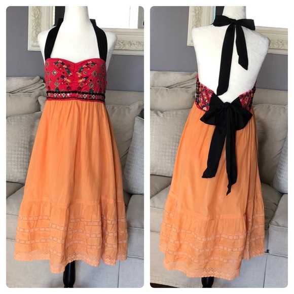Anthropologie Dresses & Skirts - NEW Anthropologie DRESS halter tie bohemian boho